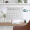 Martha Stewart Grayson Acrylic Wall Calendar w/Notes w/Dry Erase Marker and Mntng Hrdwr, 24in. x 18in., w/Blk Prnt BR-AC-4560-BK-CLRBK-MS - alternate 1
